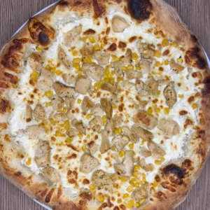 Csirke kukorica pizza